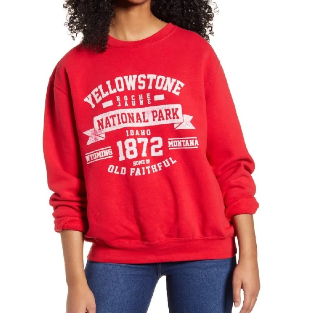 NEEMA CALIFORNIA Zane Yellowstone Graphic Sweatshirt